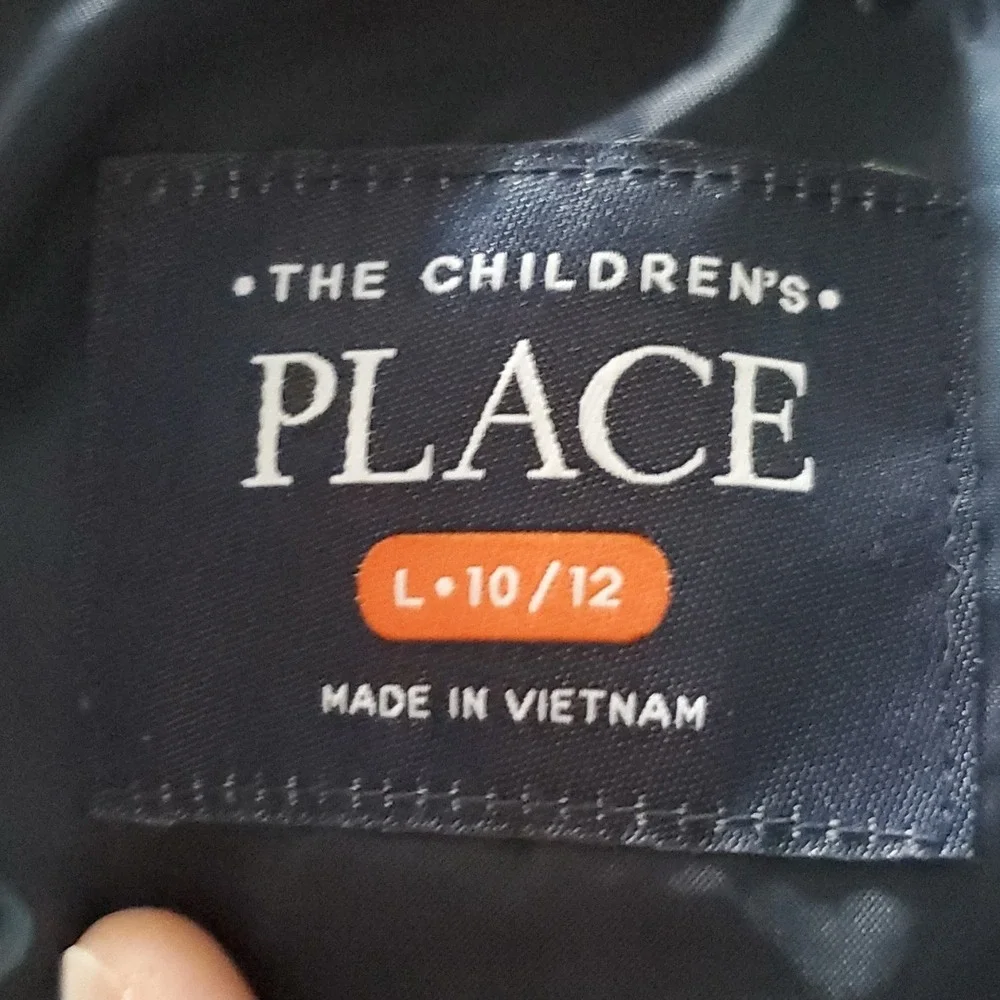 Children's‎ Place Boys 10-12 Lightweight Navy Puffer Jacket